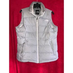 The North Face Womens Vest Gray 700 Puffer Sleeveless Jacket L